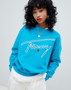 Свитшот Tommy Jeans - Зеленый