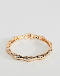 Золотистый браслет с фактурной отделкой в винтажном стиле ASOS DESIGN - Золотой