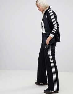 Черные спортивные брюки с тремя полосками Adidas Originals - Черный