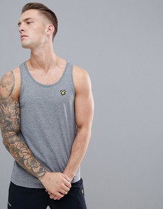 Серая майка с логотипом Lyle & Scott - Серый
