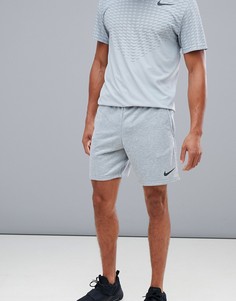Спортивные серые шорты из флиса Nike Dry Hybrid AO1416-063 - Серый