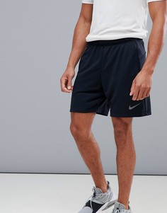 Черные флисовые шорты Nike Training Dry Hybrid AO1416-010 - Черный