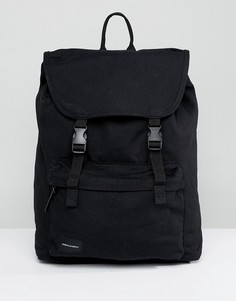 Черный рюкзак с ремешками и внутренним отделением для ноутбука ASOS DESIGN - Черный