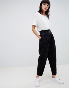 Брюки галифе с поясом ASOS DESIGN - Черный