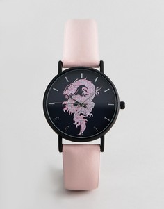Часы с отделкой в виде дракона ASOS DESIGN - Мульти