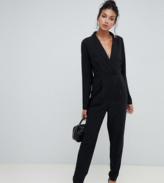 Комбинезон в стиле смокинга ASOS DESIGN Tall - Черный