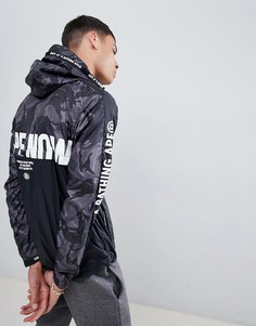 Черная куртка с логотипом на спине AAPE By A Bathing Ape - Черный