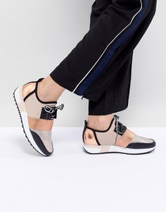Золотистые кроссовки Steve Madden Antics - Золотой