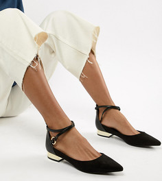 Туфли на плоской подошве с металлическим каблуком Aldo - Черный