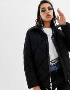 Дутая куртка из переработанных пластиковых бутылок ASOS DESIGN - Черный