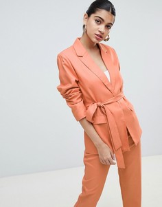 Комбинируемый блейзер с поясом Fashion Union - Розовый