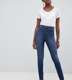 Узкие темные джинсы в винтажном стиле с завышенной талией ASOS DESIGN Tall Farleigh - Синий