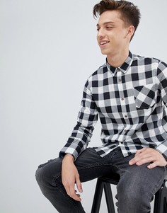 Фланелевая рубашка в крупную клетку Brave Soul - Черный