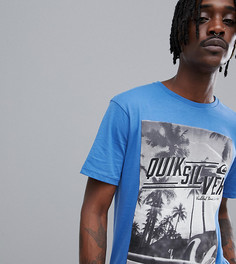 Футболка с принтом пальмы Quiksilver - Синий