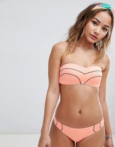 Бикини топ-бандо с принтом арбузов Seafolly - Оранжевый