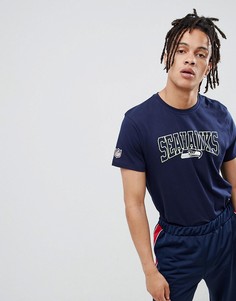 Темно-синяя футболка New Era NFL Seattle Seahawks - Темно-синий