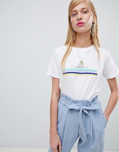 Футболка в полоску New Look - Белый
