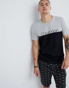 Хлопковая футболка Calvin Klein Modern - Серый