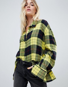 Фланелевая рубашка в шотландскую клетку Cheap Monday - Желтый
