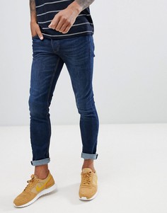 Темно-синие джинсы скинни River Island - Синий