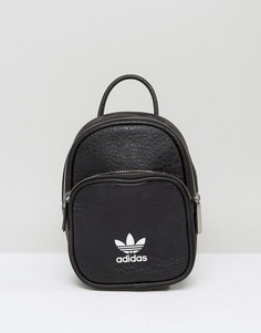 Черный миниатюрный рюкзак из искусственной кожи adidas Originals - Черный