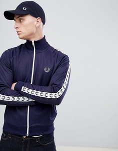 Темно-синяя спортивная куртка с отделкой лентой Fred Perry Sports Authentic - Темно-синий