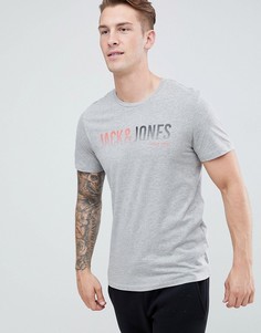 Футболка с логотипом Jack and Jones - Серый