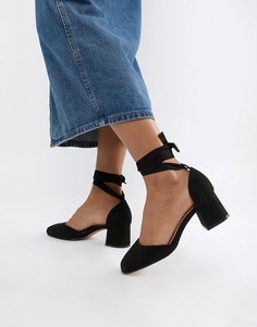 Туфли на среднем каблуке ASOS DESIGN Sorrow - Черный