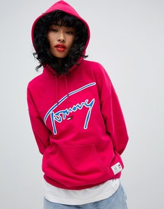 Худи Tommy Jeans Signature - Розовый