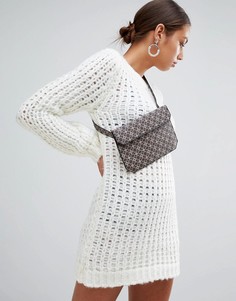 Oversize платье-джемпер крупной вязки Missguided - Белый