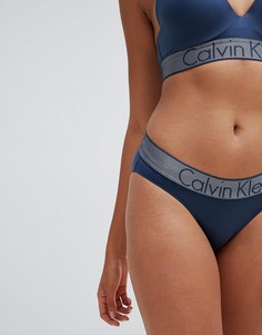 Трусы с логотипом на поясе Calvin Klein - Темно-синий