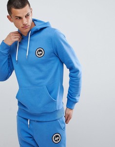 Hype logo hoodie in blue - Синий