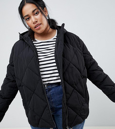 Дутая куртка из переработанных пластиковых бутылок ASOS DESIGN curve - Черный