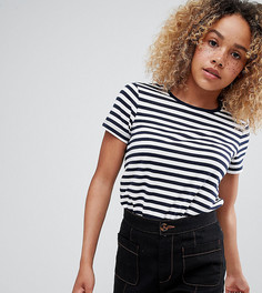 Футболка в полоску с круглым вырезом ASOS DESIGN Petite - Мульти