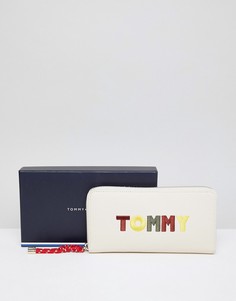 Кошелек с логотипом Tommy Hilfiger - Кремовый