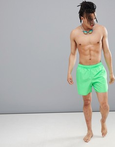 Зеленые шорты для плавания adidas DJ2127 - Зеленый