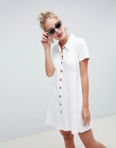 Платье-рубашка ASOS DESIGN - Белый
