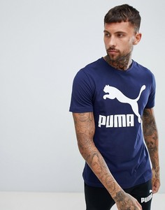 Темно-синяя футболка Puma Essentials 57632106 - Темно-синий