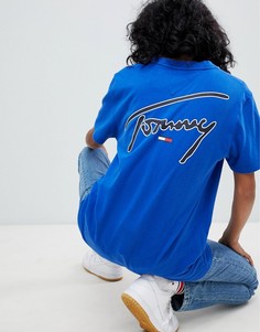 Футболка Tommy Jeans Signature - Синий