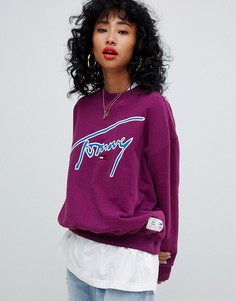 Свитшот Tommy Jeans - Фиолетовый