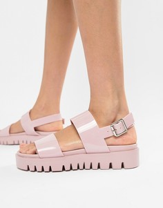 Силиконовые сандалии ASOS DESIGN Fadey - Розовый