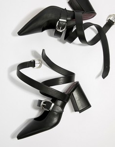 Туфли на каблуке ASOS DESIGN Shelby - Черный