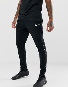 Черные джоггеры с отделкой лентой Nike Football Dry Academy 924738-010 - Черный