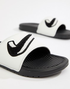 Белые шлепанцы Nike Benassi JDI AO2805-001 - Белый