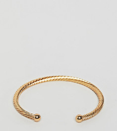 DesignB London TWISTED gold cuff BRACELET - Золотой