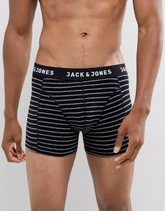 Боксеры-брифы в полоску Jack & Jones - Черный