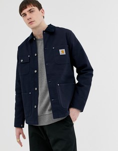 Carhartt WIP Michigan chore coat in dark navy - Темно-синий