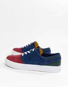 Темно-синие кроссовки Nike SB Zoom Stefan Janoski 333824-641 - Темно-синий