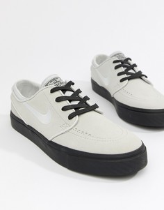 Серые замшевые кроссовки Nike SB Zoom Stefan Janoski 333824-068 - Серый