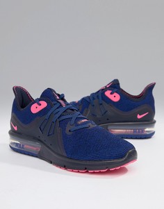 Фиолетовые кроссовки Nike Running Air Max Sequent 3 - Фиолетовый